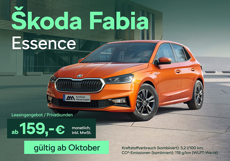 Skoda Fabia Essence Privatleasing