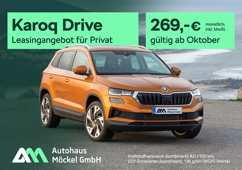 Skoda Karoq Drive Privatleasing