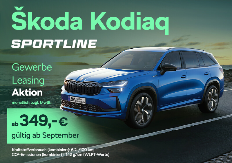 Skoda Kodiaq Sportline Geschäftsleasing