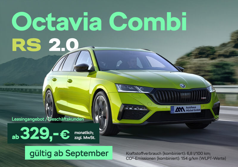 Skoda Octavia Combi RS Geschäftsleasing